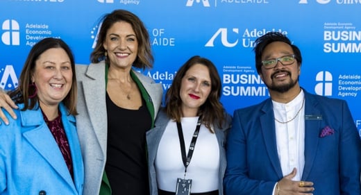 Some of the team at the Adelaide Economic Development Agency