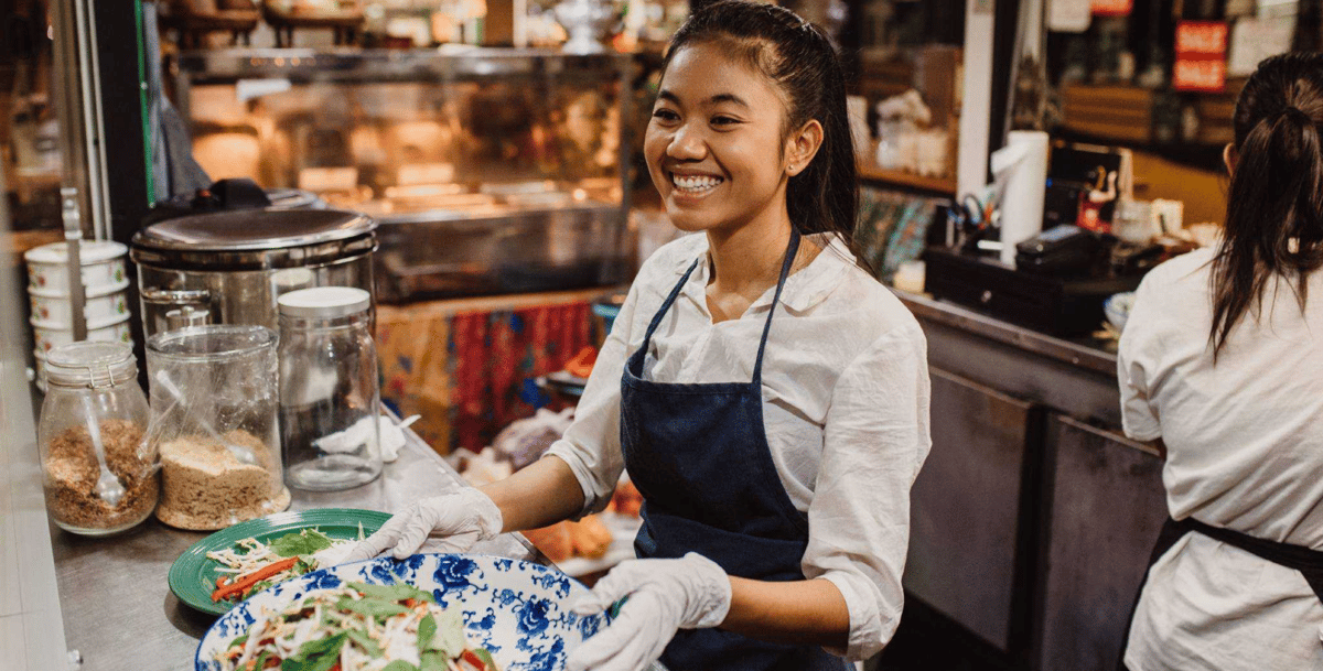 Worker at the Adelaide Central Market